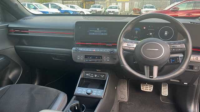 Hyundai KONA 1.6 Hybrid 129 N Line S 5dr DCT Hybrid Hatchback Black