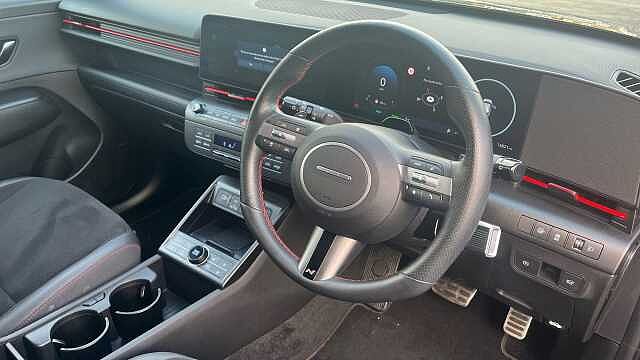 Hyundai KONA 1.6 Hybrid 129 N Line S 5dr DCT Hybrid Hatchback Black