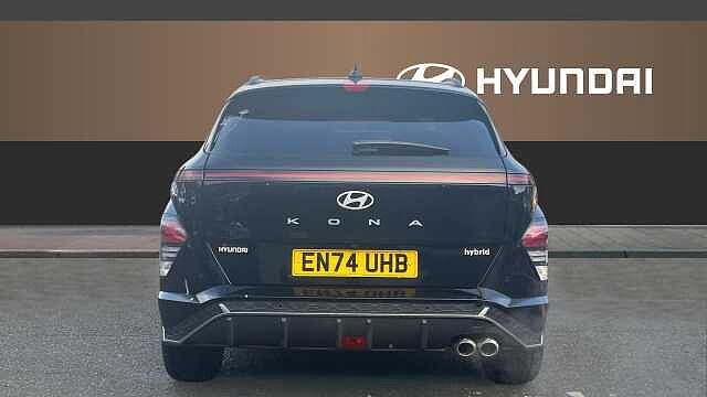 Hyundai KONA 1.6 Hybrid 129 N Line S 5dr DCT Hybrid Hatchback Black