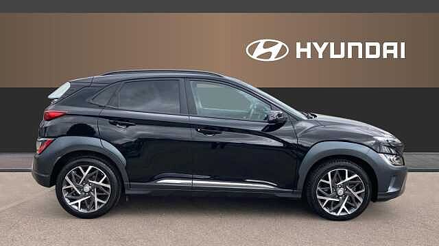 Hyundai KONA 1.6 GDi Hybrid Ultimate 5dr DCT Hybrid Hatchback Black