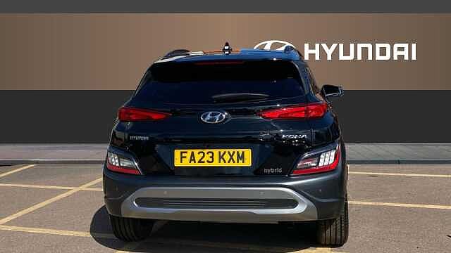 Hyundai KONA 1.6 GDi Hybrid Ultimate 5dr DCT Hybrid Hatchback Black