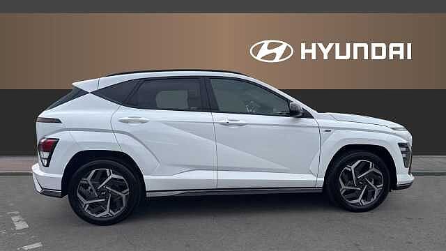 Hyundai KONA 1.6 Hybrid 129 N Line 5dr DCT Hybrid Hatchback White